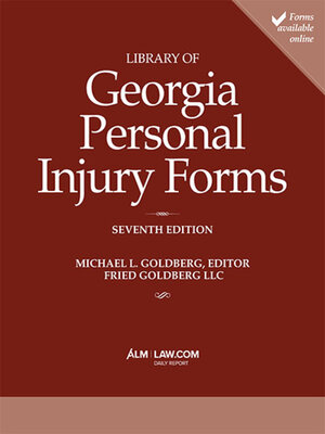 cover image of Library of Georgia Personal Injury Law Forms